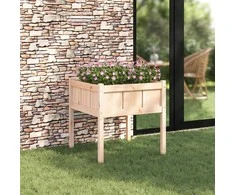 Sodo vazonas Gamta 70 x 70 x 70 cm Kietos pušies mediena