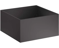 Sodo vazonas Juoda 100 x 100 x 40 cm Šaltai valcuotas plienas