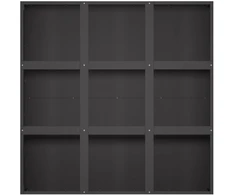 Sodo vazonas Juoda 100 x 100 x 40 cm Šaltai valcuotas plienas