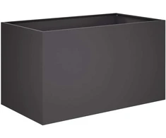 Sodo vazonas Juoda 100 x 50 x 50 cm Šaltai valcuotas plienas