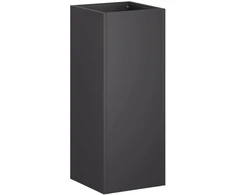 Sodo vazonas Juoda 20 x 20 x 40 cm Šaltai valcuotas plienas