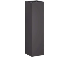Sodo vazonas Juoda 20 x 20 x 75 cm Šaltai valcuotas plienas