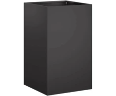Sodo vazonas Juoda 30 x 30 x 40 cm Šaltai valcuotas plienas