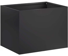 Sodo vazonas Juoda 40 x 30 x 30 cm Šaltai valcuotas plienas