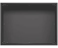 Sodo vazonas Juoda 40 x 30 x 30 cm Šaltai valcuotas plienas