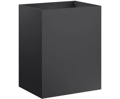Sodo vazonas Juoda 40 x 30 x 40 cm Šaltai valcuotas plienas
