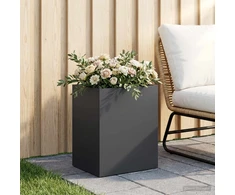 Sodo vazonas Juoda 40 x 30 x 50 cm Šaltai valcuotas plienas