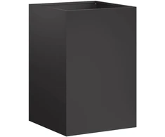 Sodo vazonas Juoda 40 x 40 x 60 cm Šaltai valcuotas plienas