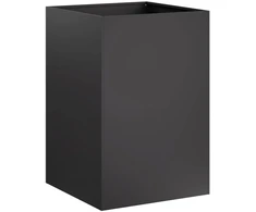 Sodo vazonas Juoda 40 x 40 x 75 cm Šaltai valcuotas plienas