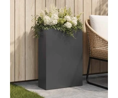 Sodo vazonas Juoda 50 x 20 x 75 cm Šaltai valcuotas plienas