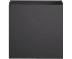Sodo vazonas Juoda 50 x 30 x 40 cm Šaltai valcuotas plienas