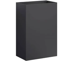 Sodo vazonas Juoda 50 x 30 x 75 cm Šaltai valcuotas plienas