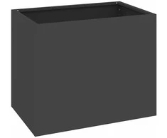 Sodo vazonas Juoda 50 x 32 x 40 cm Šaltai valcuotas plienas
