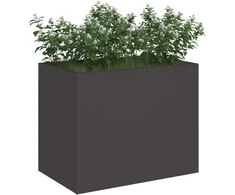 Sodo vazonas Juoda 50 x 32 x 40 cm Šaltai valcuotas plienas