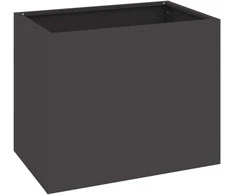 Sodo vazonas Juoda 50 x 32 x 40 cm Šaltai valcuotas plienas