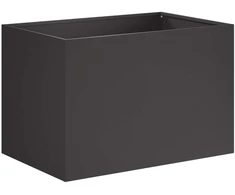 Sodo vazonas Juoda 50 x 40 x 40 cm Šaltai valcuotas plienas