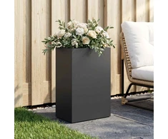 Sodo vazonas Juoda 50 x 40 x 75 cm Šaltai valcuotas plienas