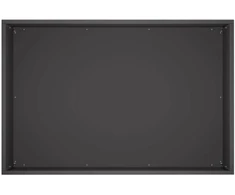 Sodo vazonas Juoda 60 x 40 x 40 cm Šaltai valcuotas plienas