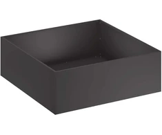 Sodo vazonas Juoda 60 x 60 x 20 cm Šaltai valcuotas plienas