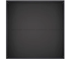 Sodo vazonas Juoda 60 x 60 x 40 cm Šaltai valcuotas plienas