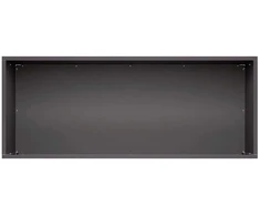 Sodo vazonas Juoda 80 x 40 x 40 cm Šaltai valcuotas plienas