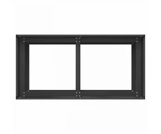 Sodo vazonas Juoda 80 x 40 x 60 cm Šaltai valcuotas plienas