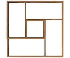Sodo vazonas Ruda 60 x 60 x 50 cm