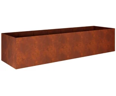Sodo vazonas Rūdijanti 280 x 80 x 60 cm