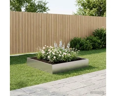 Sodo vazonas Sidabrinė 100 x 100 x 20 cm Galvanizuotas plienas