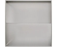 Sodo vazonas Sidabrinė 100 x 100 x 20 cm Nerūdijantis plienas