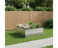 Sodo vazonas Sidabrinė 100 x 100 x 50 cm Galvanizuotas plienas