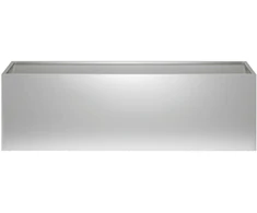 Sodo vazonas Sidabrinė 100 x 30 x 30 cm Galvanizuotas plienas