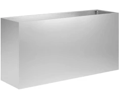 Sodo vazonas Sidabrinė 100 x 30 x 40 cm Galvanizuotas plienas