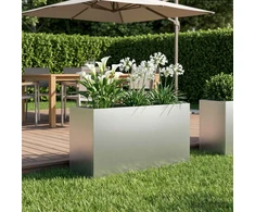 Sodo vazonas Sidabrinė 100 x 30 x 50 cm Galvanizuotas plienas
