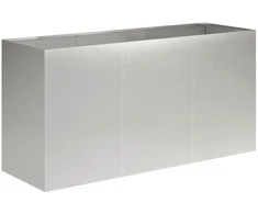 Sodo vazonas Sidabrinė 120 x 40 x 60 cm Nerūdijantis plienas