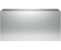 Sodo vazonas Sidabrinė 120 x 40 x 60 cm Galvanizuotas plienas