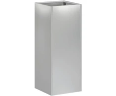 Sodo vazonas Sidabrinė 20 x 20 x 40 cm Galvanizuotas plienas