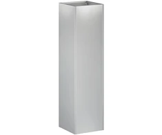 Sodo vazonas Sidabrinė 20 x 20 x 75 cm Galvanizuotas plienas
