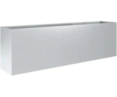 Sodo vazonas Sidabrinė 200 x 40 x 60 cm Galvanizuotas plienas