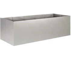 Sodo vazonas Sidabrinė 200 x 80 x 60 cm Nerūdijantis plienas