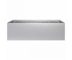 Sodo vazonas Sidabrinė 200 x 80 x 60 cm Galvanizuotas plienas