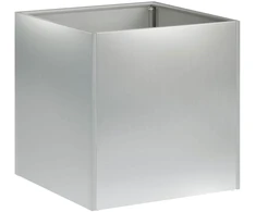 Sodo vazonas Sidabrinė 25 x 25 x 25 cm Galvanizuotas plienas