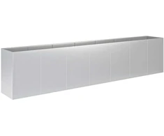 Sodo vazonas Sidabrinė 280 x 40 x 60 cm Galvanizuotas plienas
