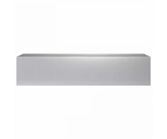 Sodo vazonas Sidabrinė 280 x 40 x 60 cm Galvanizuotas plienas