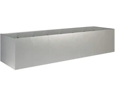 Sodo vazonas Sidabrinė 280 x 80 x 60 cm Nerūdijantis plienas