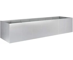 Sodo vazonas Sidabrinė 280 x 80 x 60 cm Galvanizuotas plienas