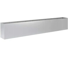 Sodo vazonas Sidabrinė 360 x 40 x 60 cm Galvanizuotas plienas