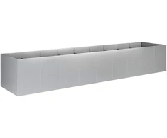 Sodo vazonas Sidabrinė 360 x 80 x 60 cm Galvanizuotas plienas
