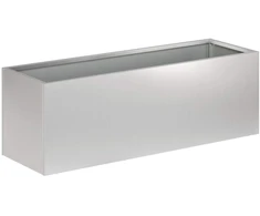 Sodo vazonas Sidabrinė 40 x 20 x 20 cm Galvanizuotas plienas