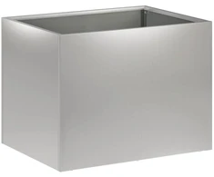 Sodo vazonas Sidabrinė 40 x 30 x 30 cm Galvanizuotas plienas